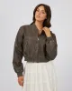Knox Bomber Jacket Charcoal sold by edge clothing