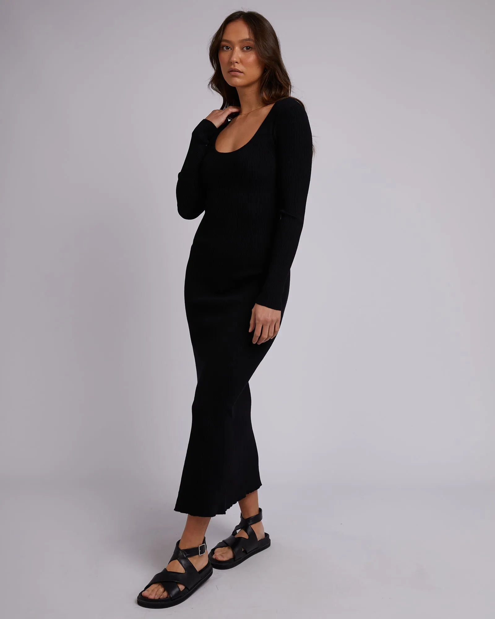 Freya Long Sleeve Maxi Dress sold by edge clothing product image thumbnail 4
