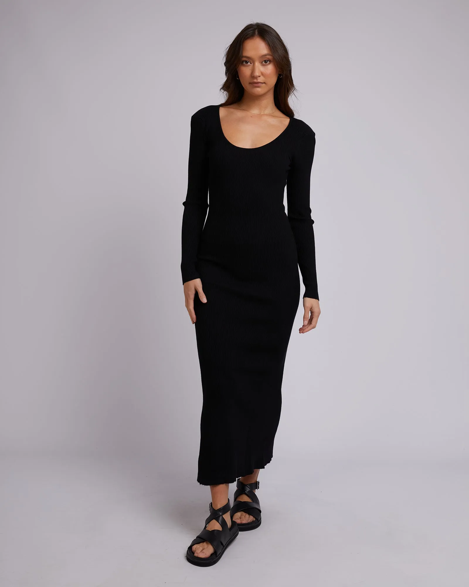 Freya Long Sleeve Maxi Dress sold by edge clothing