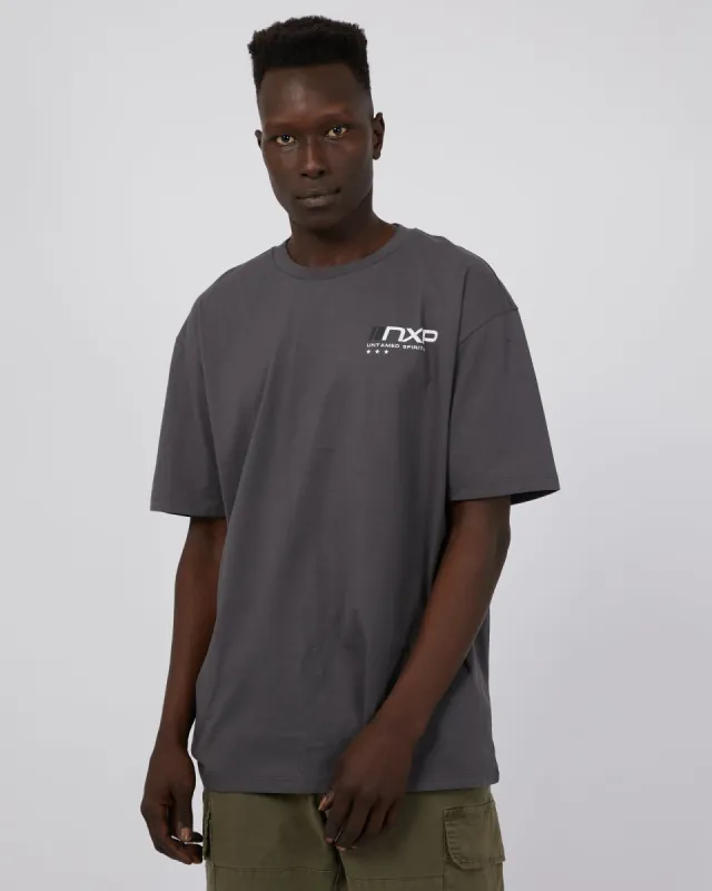 Dynamic Heavy Box Fit Tee Ashphalt sold by edge clothing