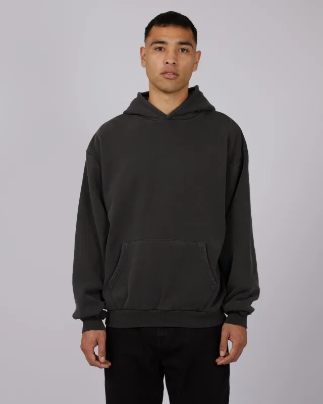Box Hoodie Washed Black sold by edge clothing