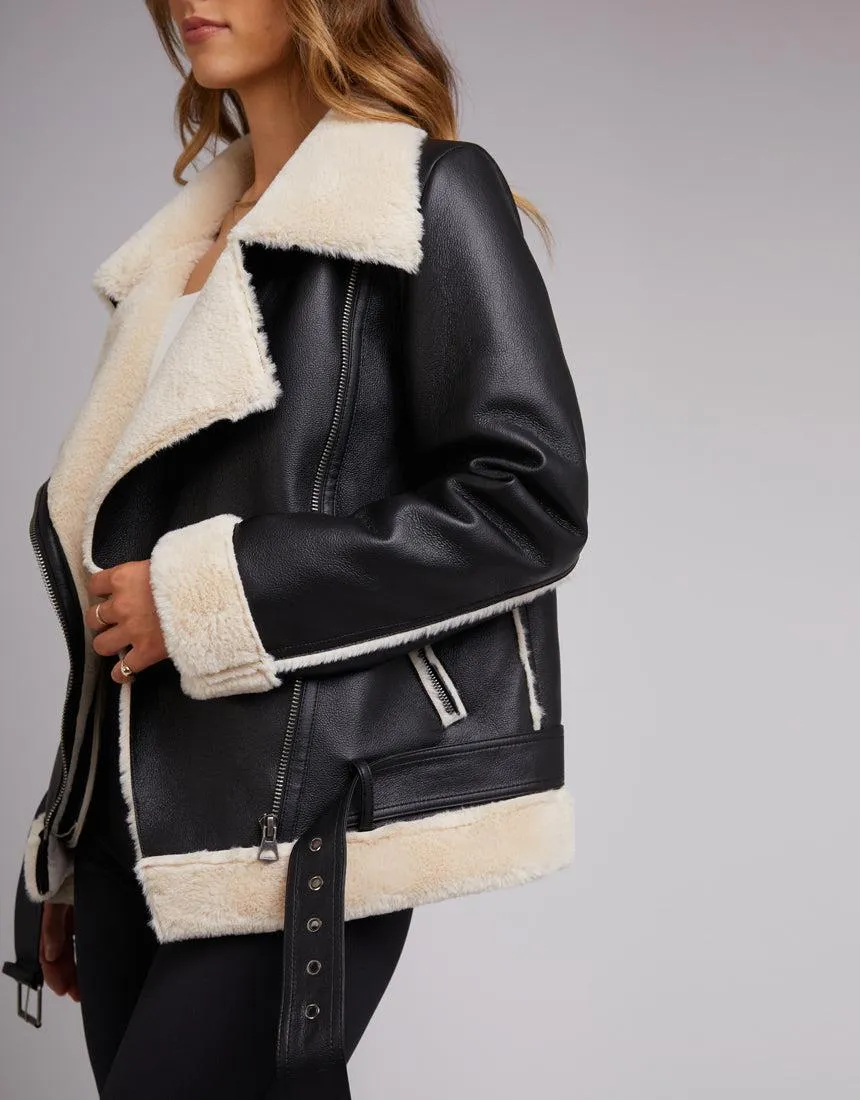 Dakota Aviator Jacket Black sold by edge clothing product image thumbnail 5