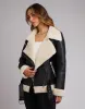 Dakota Aviator Jacket Black sold by edge clothing