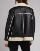 Dakota Aviator Jacket Black sold by edge clothing