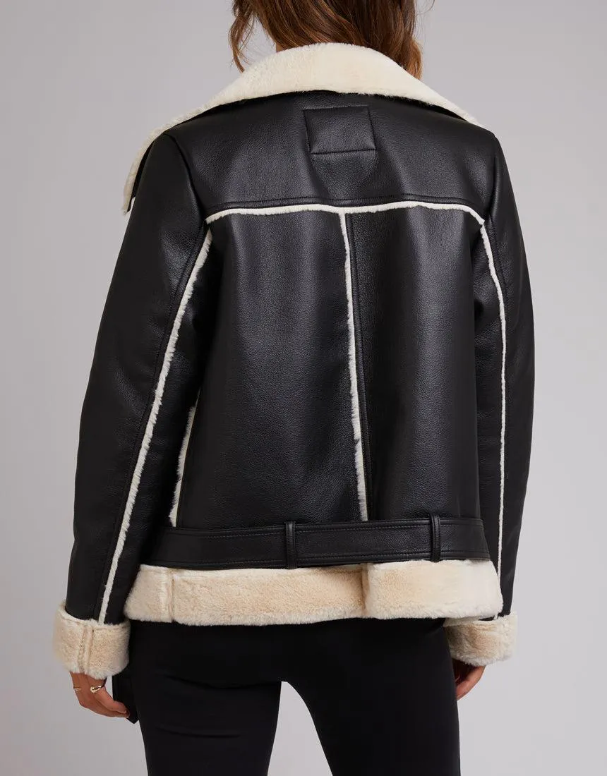Dakota Aviator Jacket Black sold by edge clothing product image thumbnail 3
