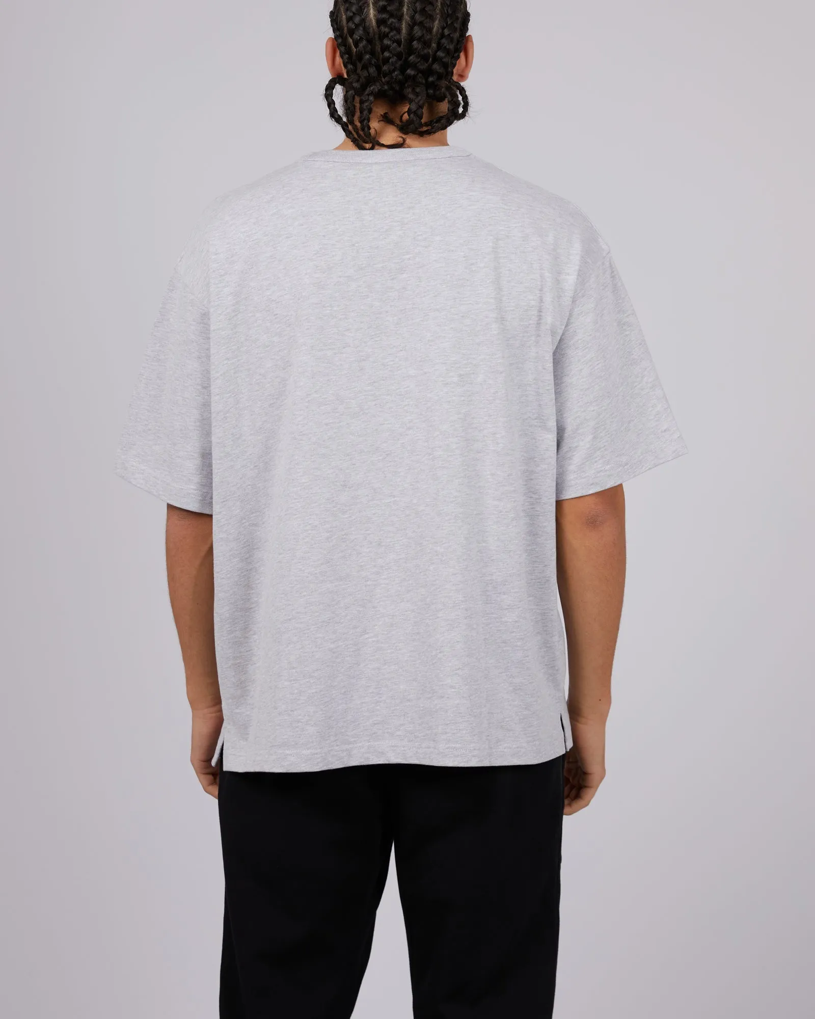 Diamond Tee Grey Marle sold by edge clothing product image thumbnail 3