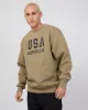Usa Surplus Crewneck Washed Olive sold by edge clothing