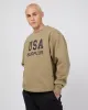 Usa Surplus Crewneck Washed Olive sold by edge clothing