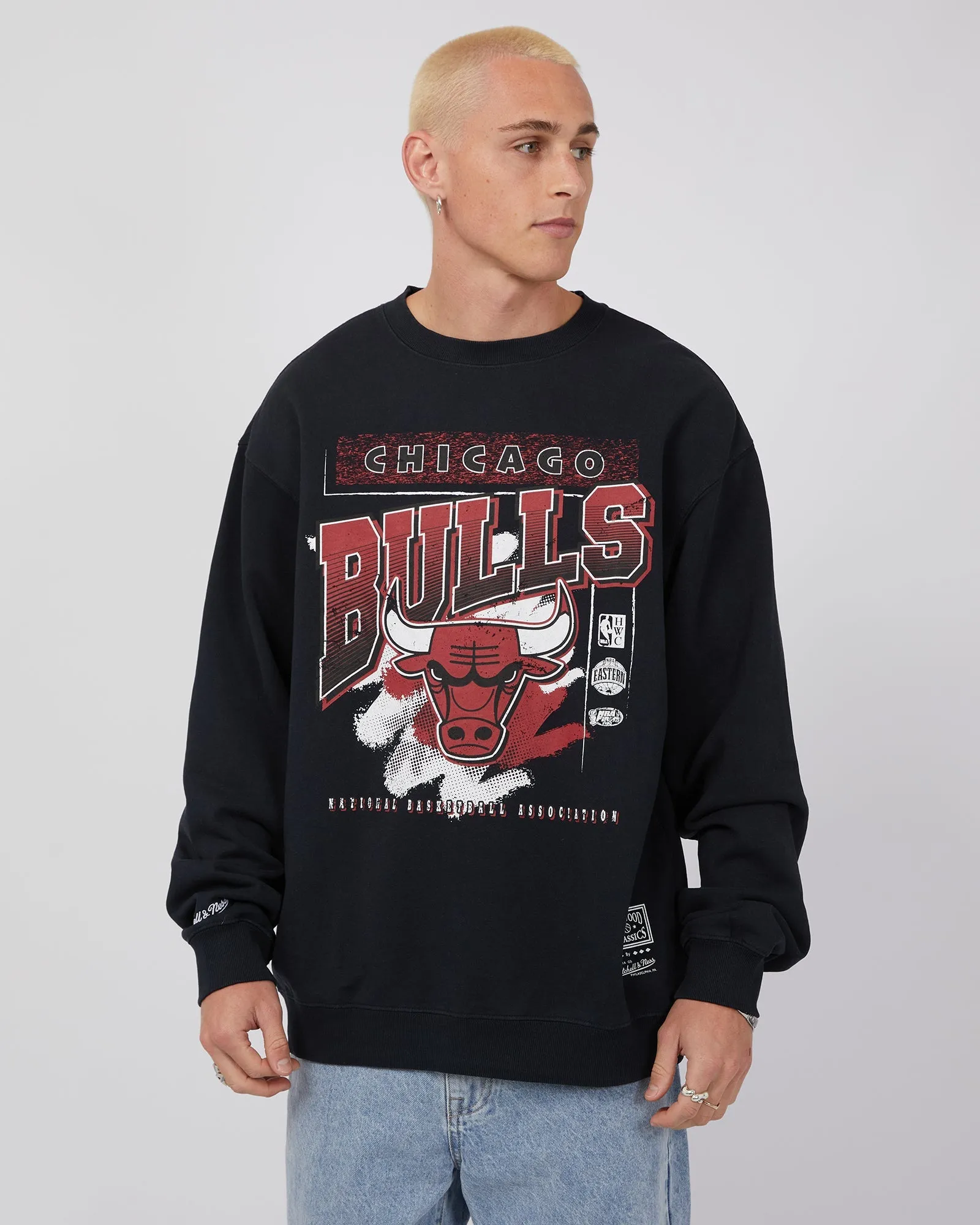 Brush Off 2.0 Crew Bull Black sold by edge clothing