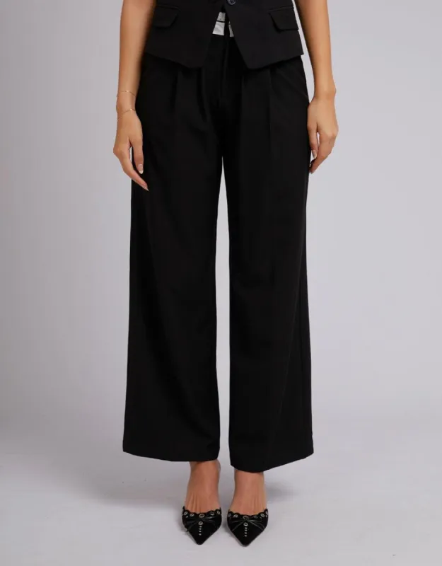 Gina Wide Leg Pant Black sold by edge clothing