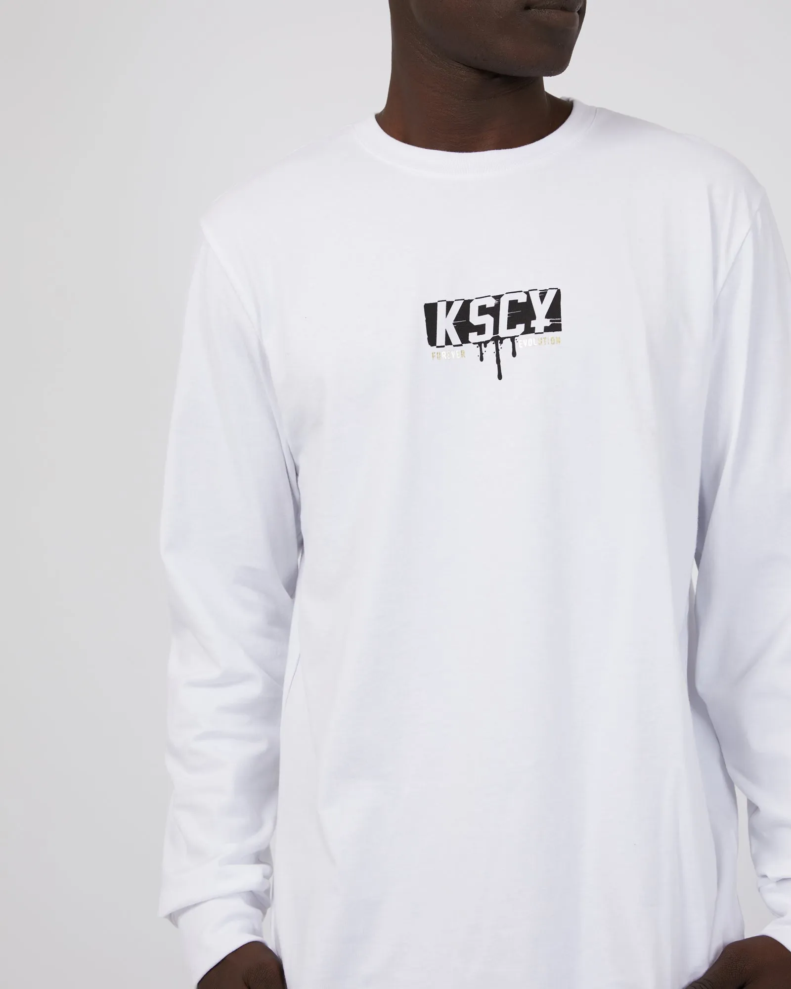 Punks Heavy Long Sleeve White sold by edge clothing product image thumbnail 5