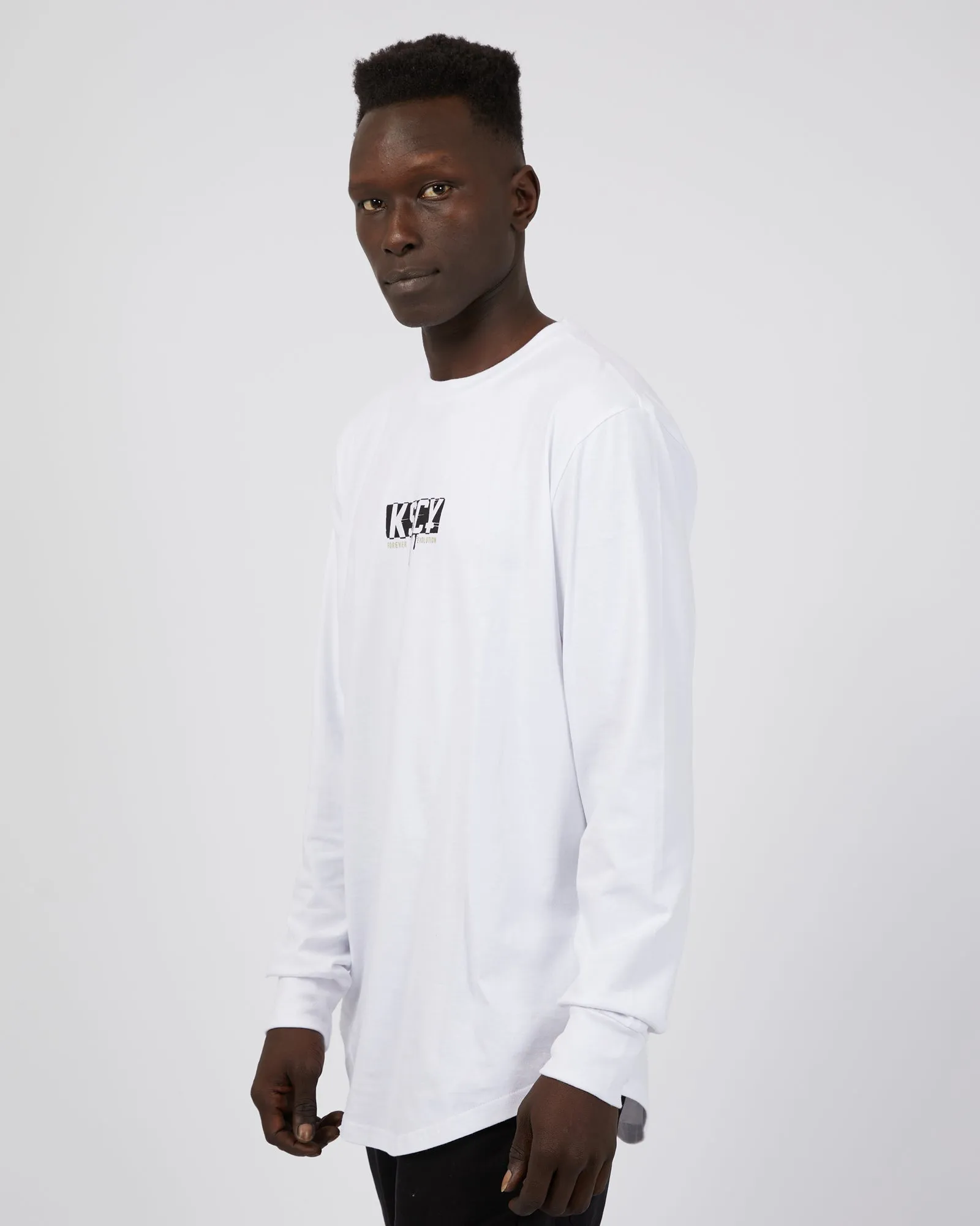 Punks Heavy Long Sleeve White sold by edge clothing product image thumbnail 4
