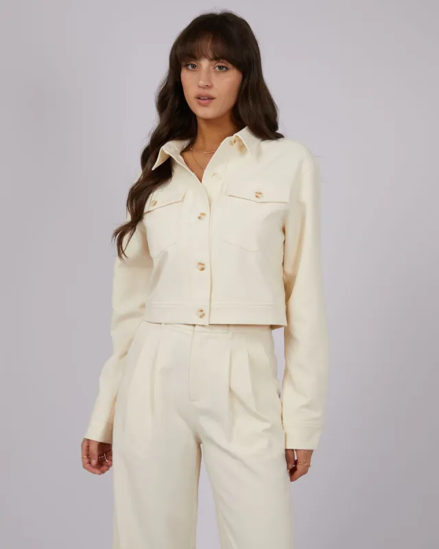 Gia Jacket Vintage White sold by edge clothing