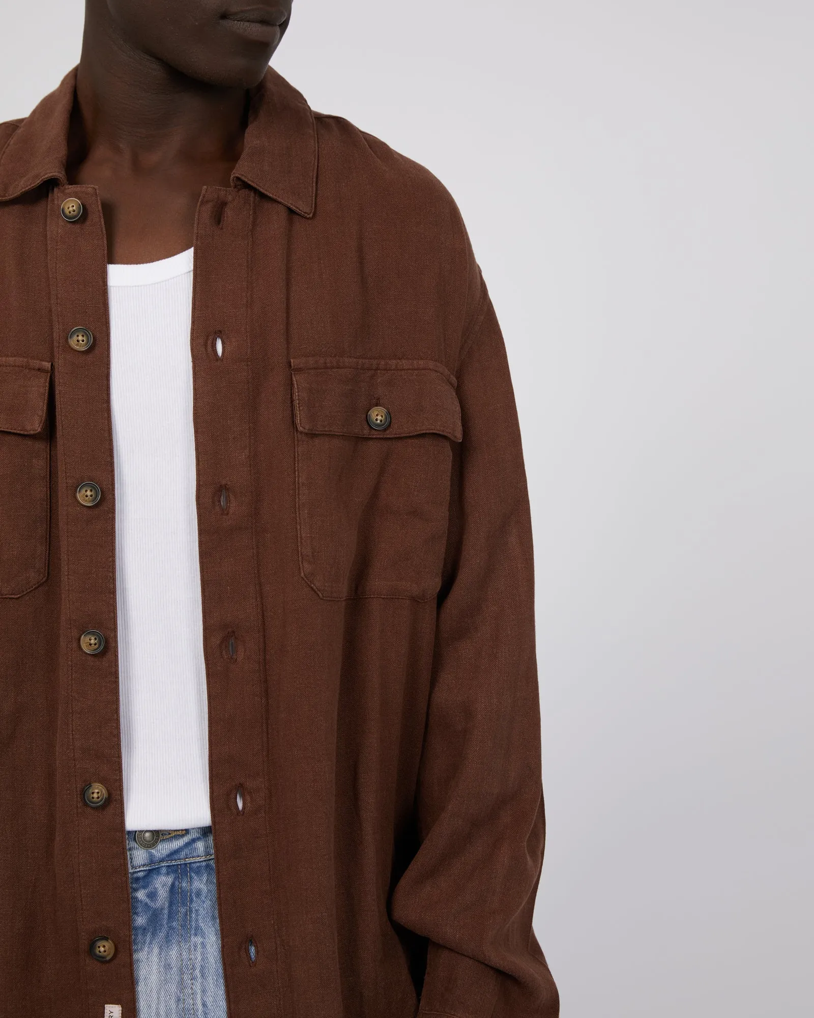 Jacob Shacket Brown sold by edge clothing product image thumbnail 5