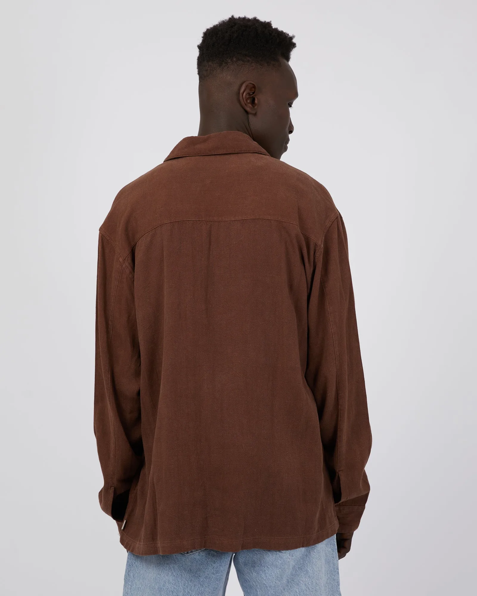 Jacob Shacket Brown sold by edge clothing product image thumbnail 3