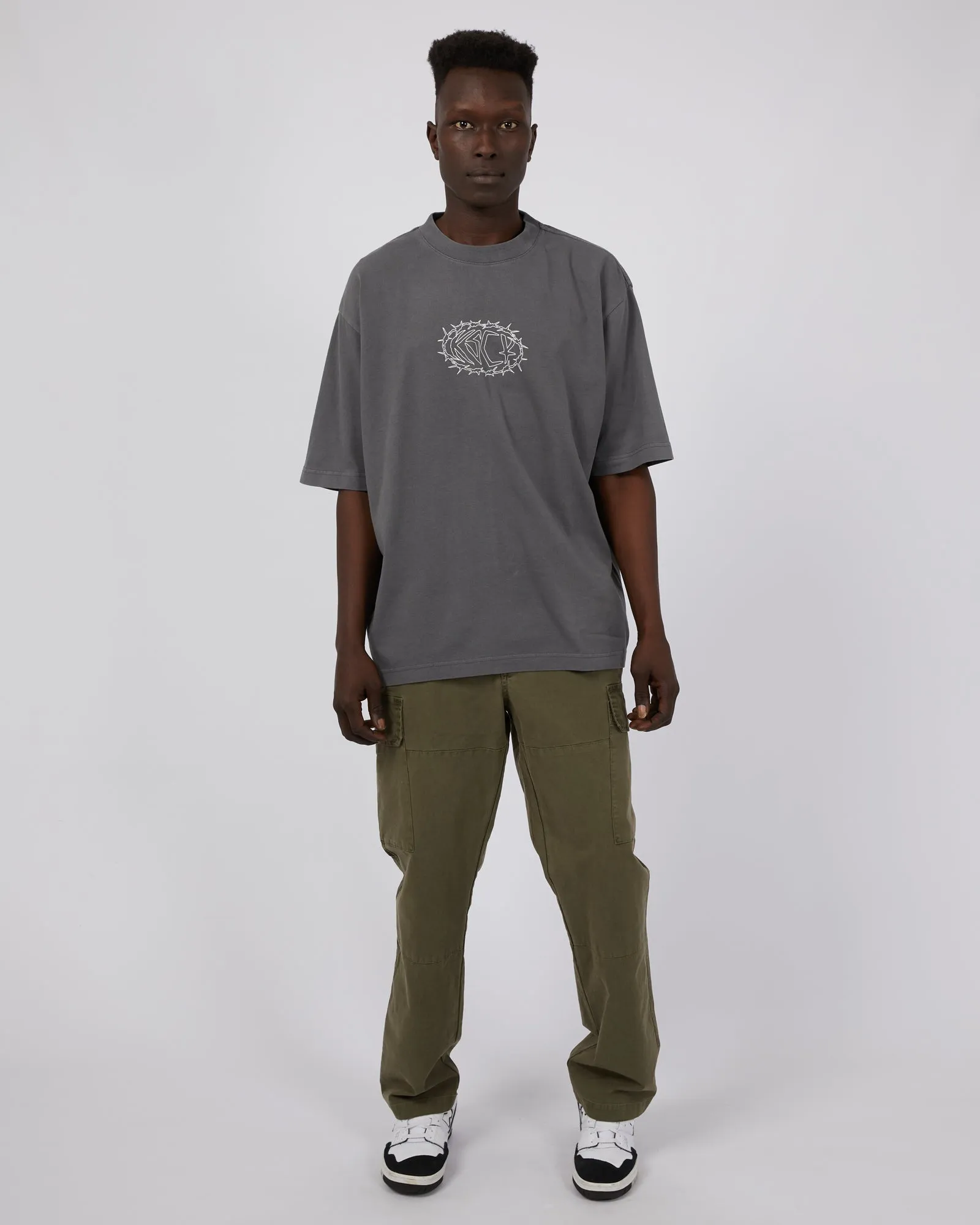 Adrift Heavy Os Tee Pigment Charcoal sold by edge clothing product image thumbnail 2