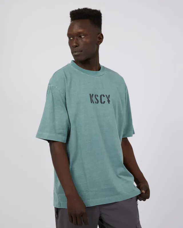 Schism Heavy Oversized Tee Pigment Trellis sold by edge clothing