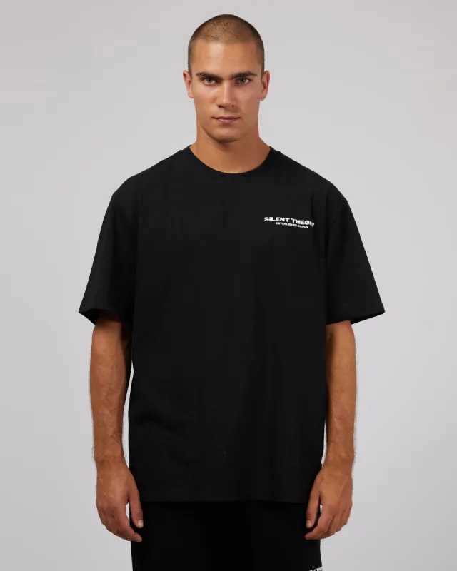 Essential Theory Tee Black sold by edge clothing