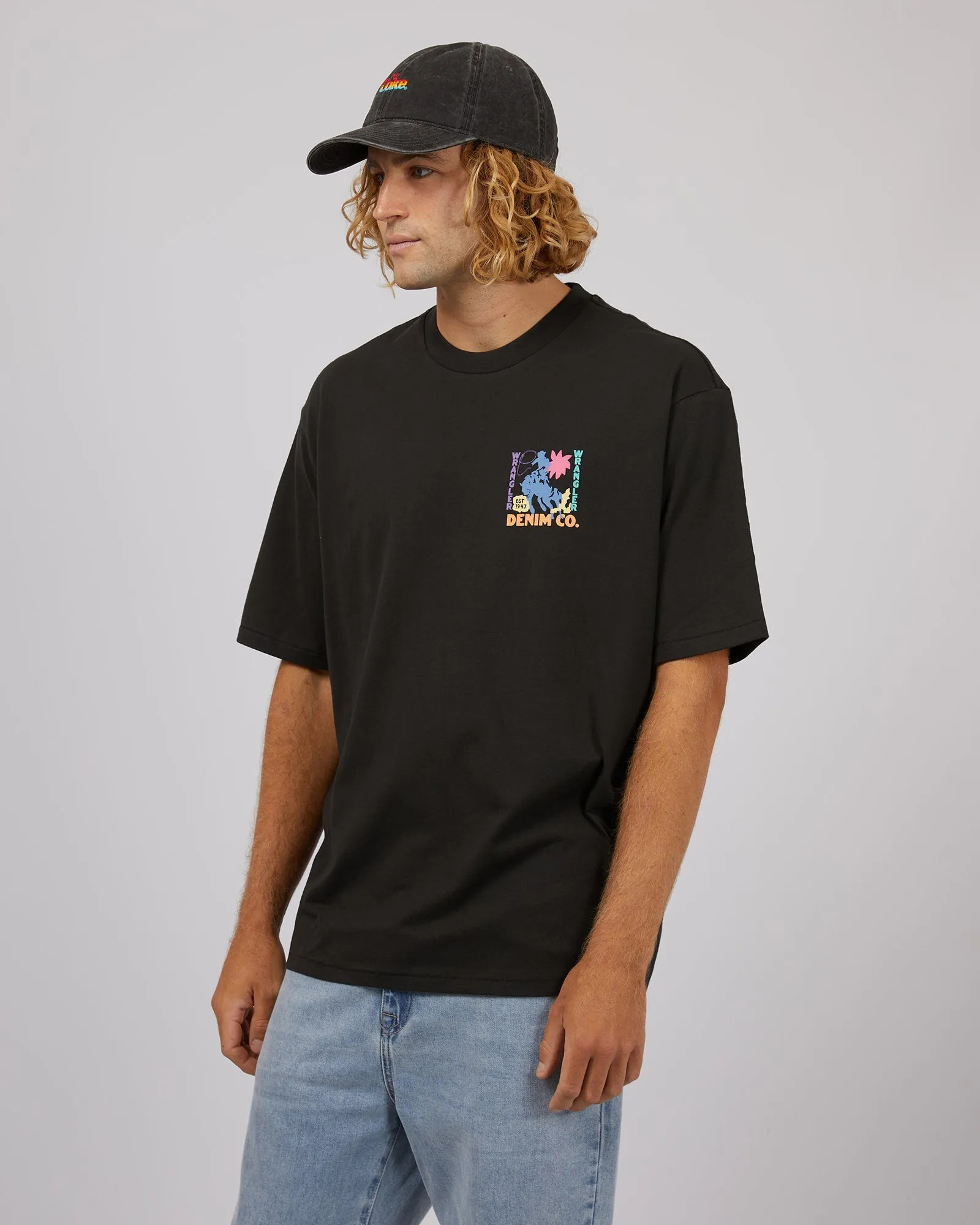Lasoo Slacker Tee Worn Black sold by edge clothing product image thumbnail 4