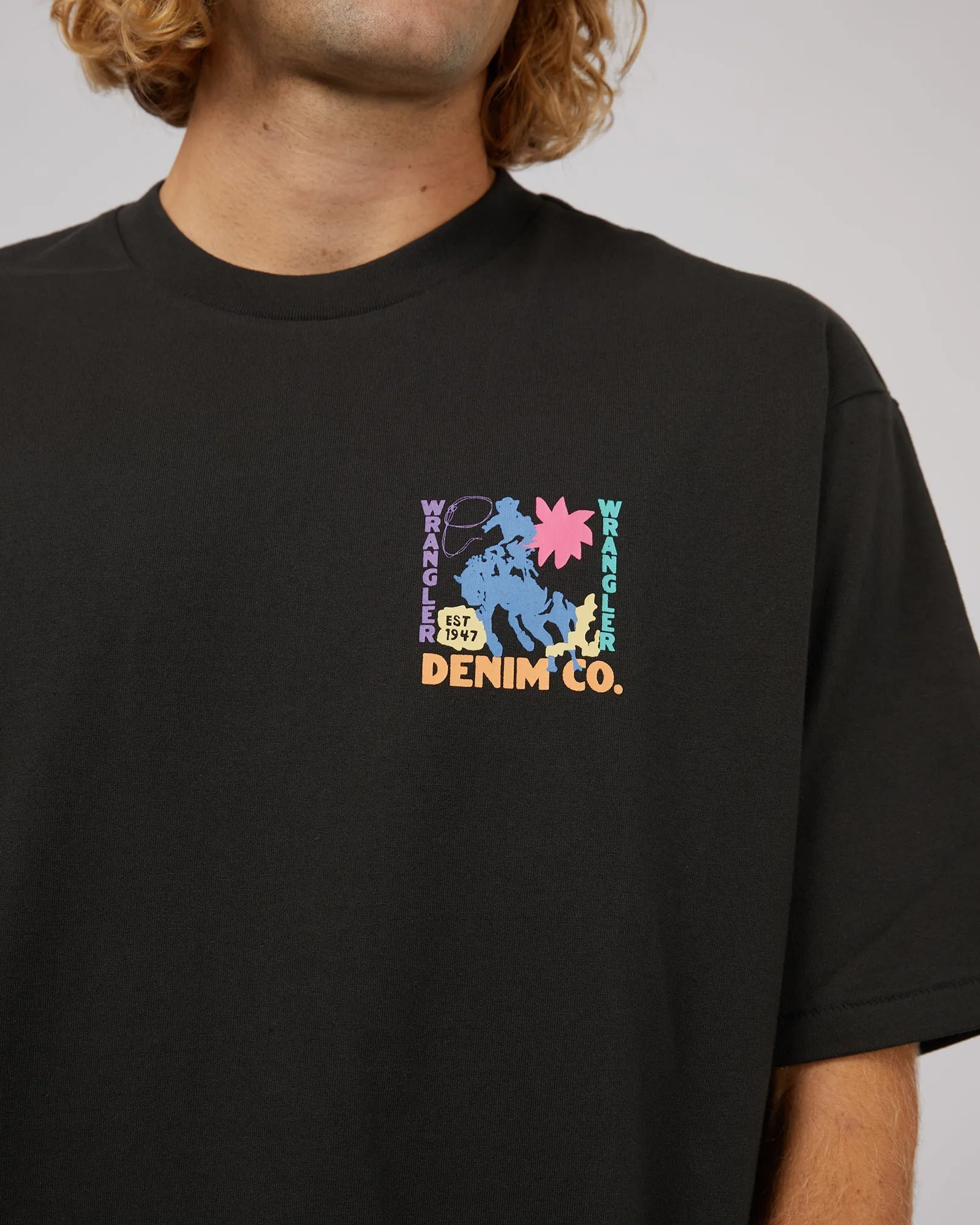 Lasoo Slacker Tee Worn Black sold by edge clothing product image thumbnail 5