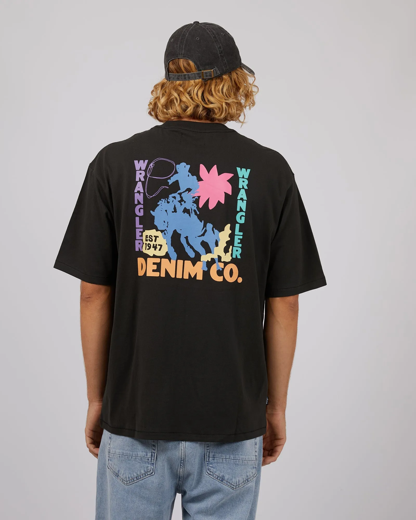 Lasoo Slacker Tee Worn Black sold by edge clothing product image thumbnail 3