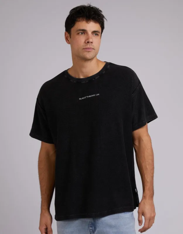 All Day Logo Tee Washed Black sold by edge clothing