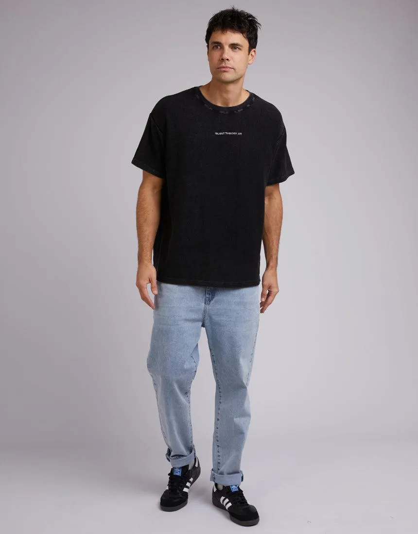All Day Logo Tee Washed Black sold by edge clothing product image thumbnail 2