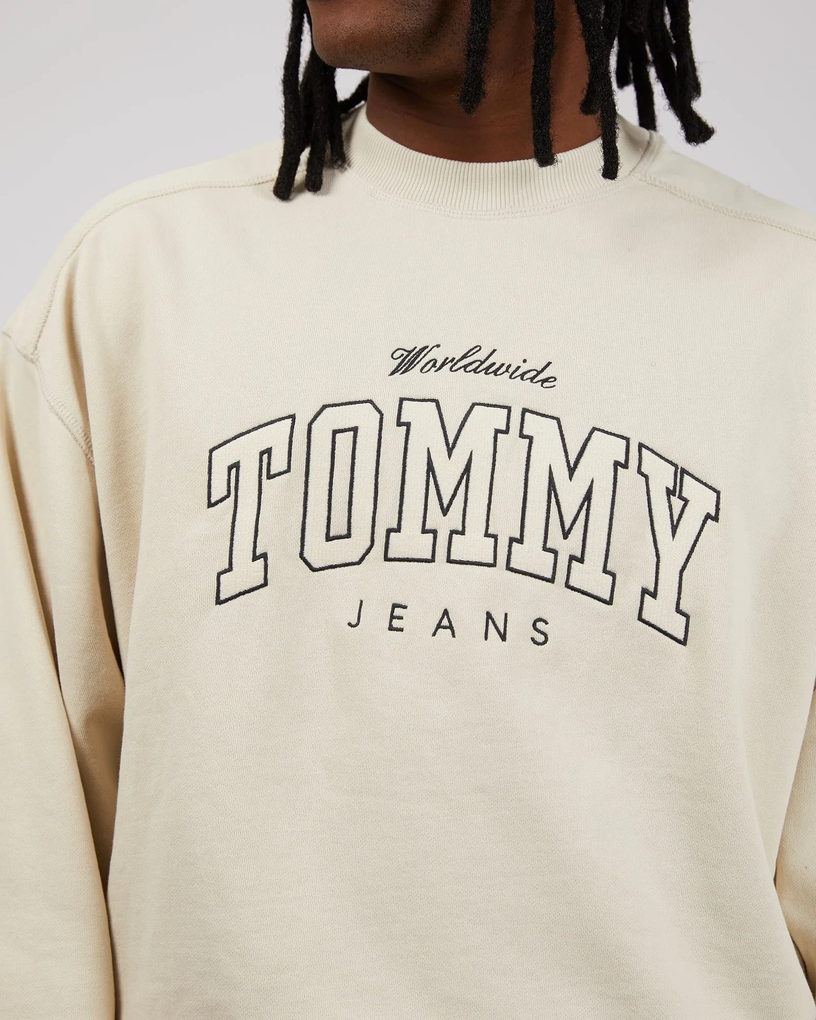 Boxy Varsity Crew Sand sold by edge clothing product image thumbnail 5