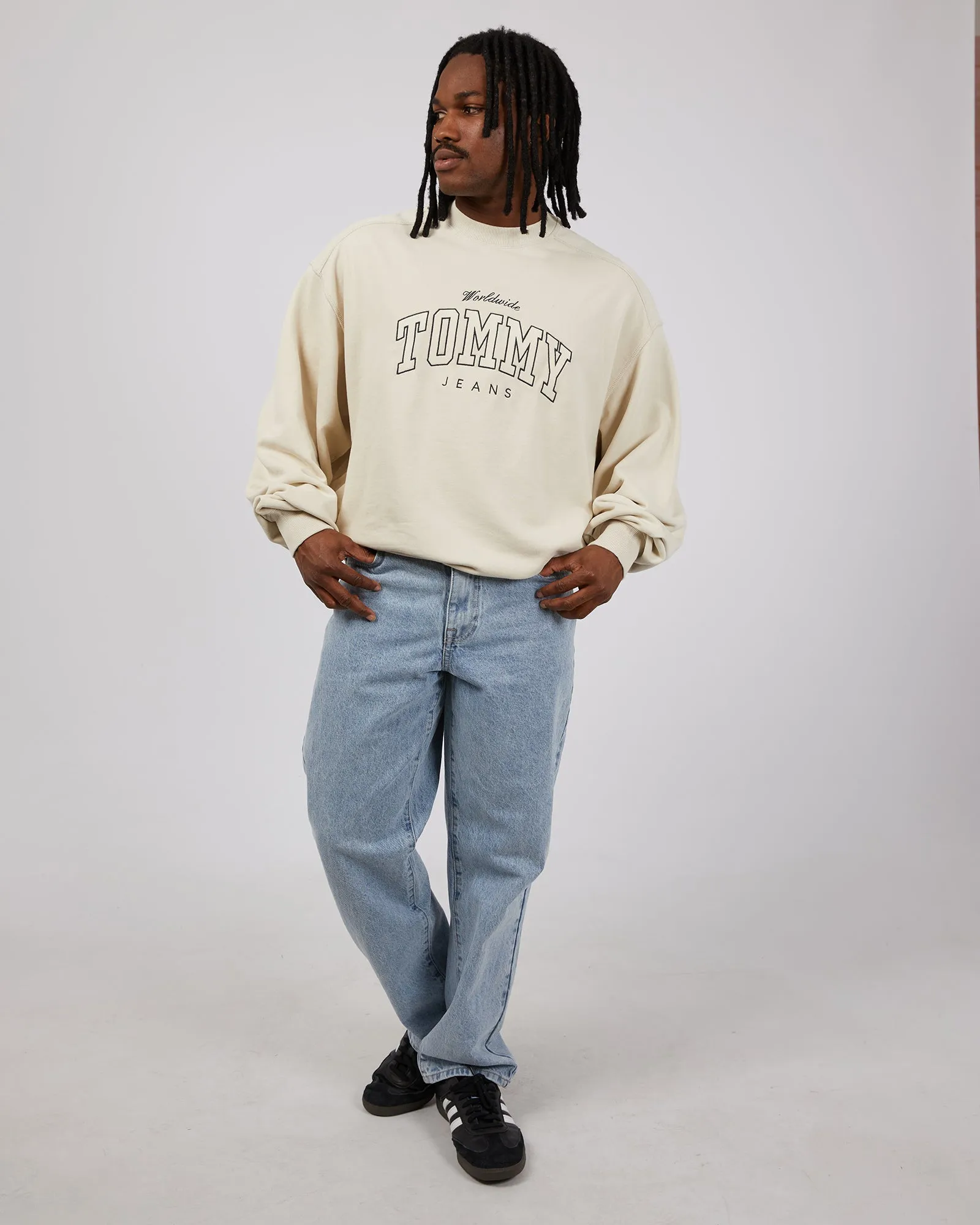 Boxy Varsity Crew Sand sold by edge clothing product image thumbnail 2