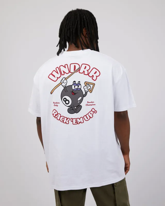 Snooker Box Fit Tee White sold by edge clothing