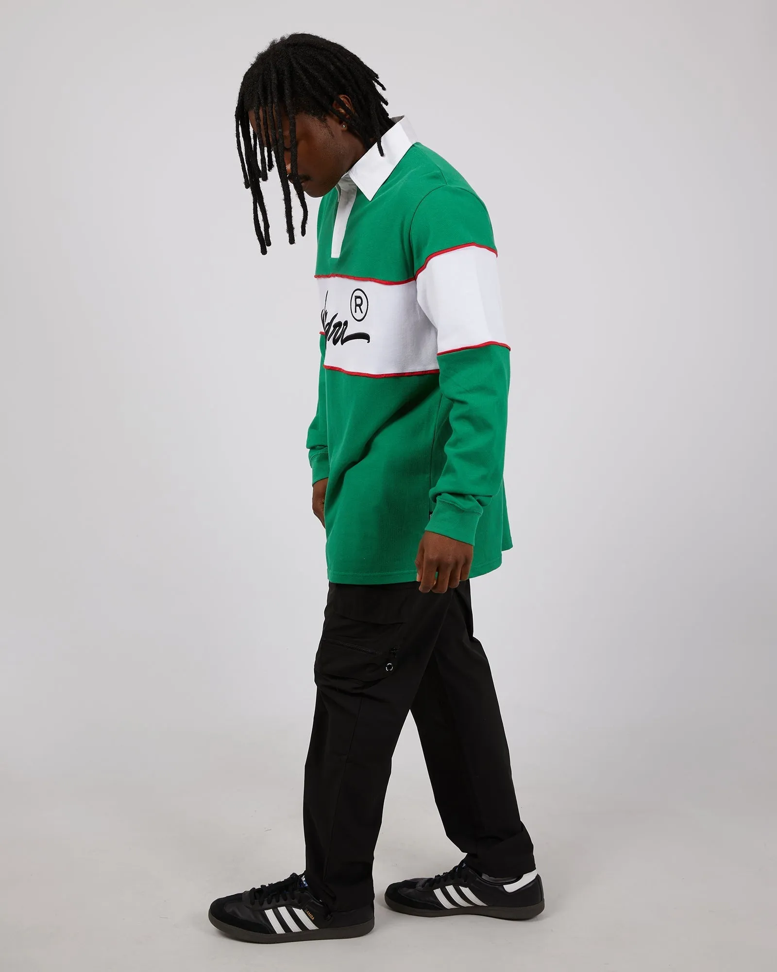 Offend Rugby Sweat Green & White sold by edge clothing product image thumbnail 5