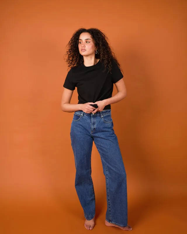 Layering Tee Black sold by edge clothing