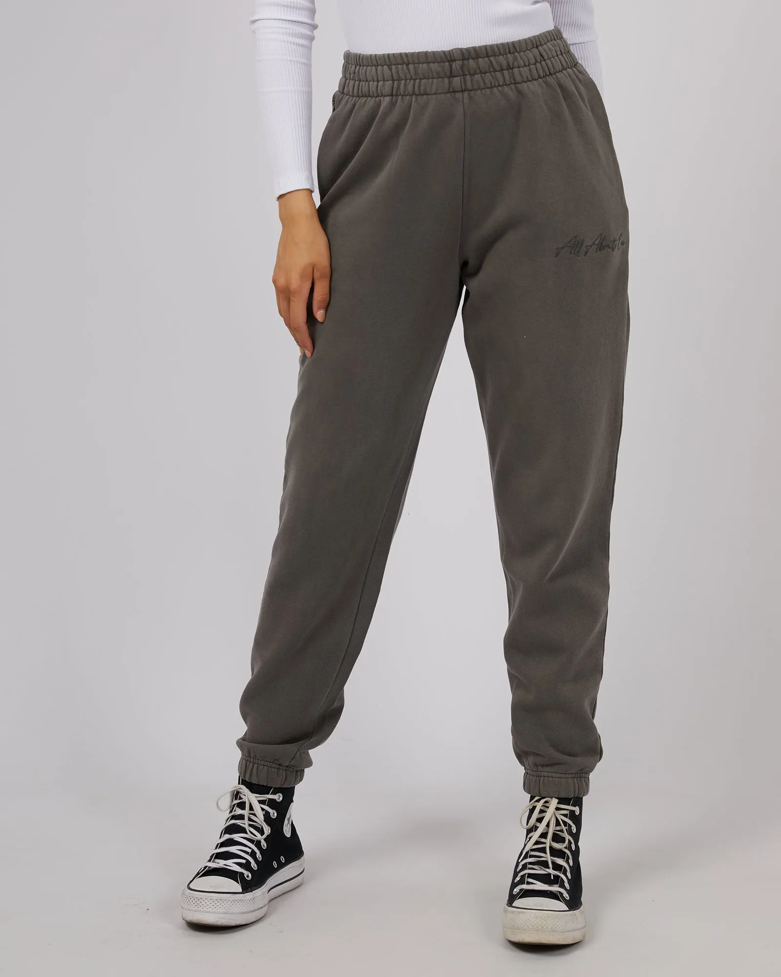Classic Trackpant Charcoal sold by edge clothing