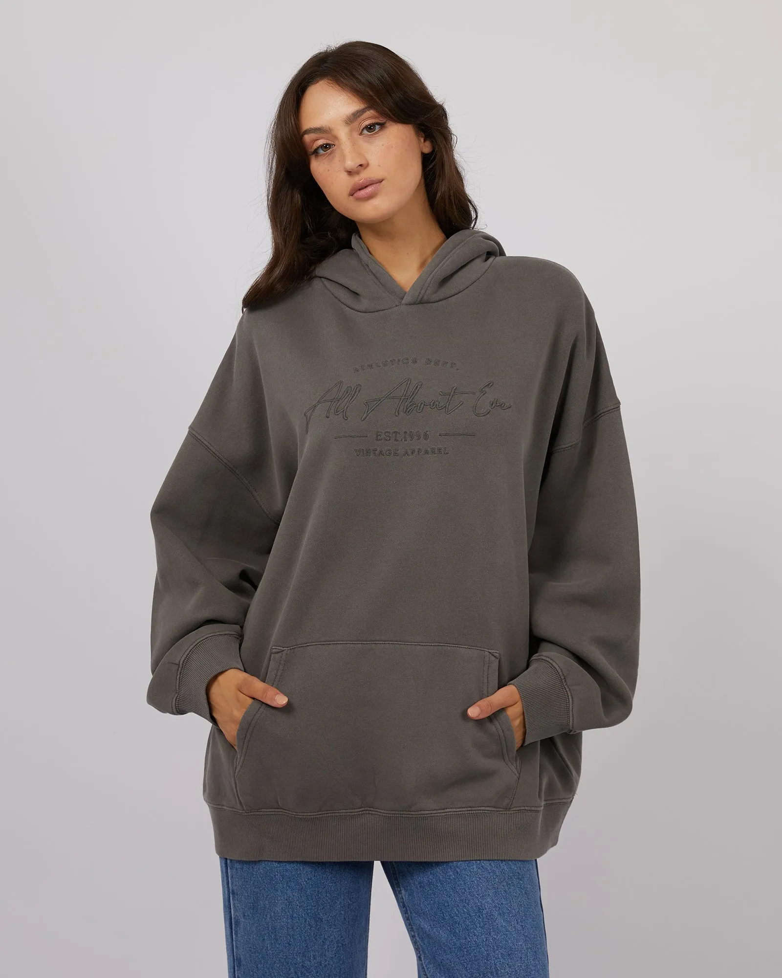 Classic Hoodie Charcoal sold by edge clothing