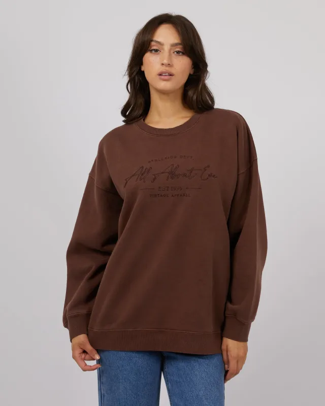 Classic Crew Brown sold by edge clothing
