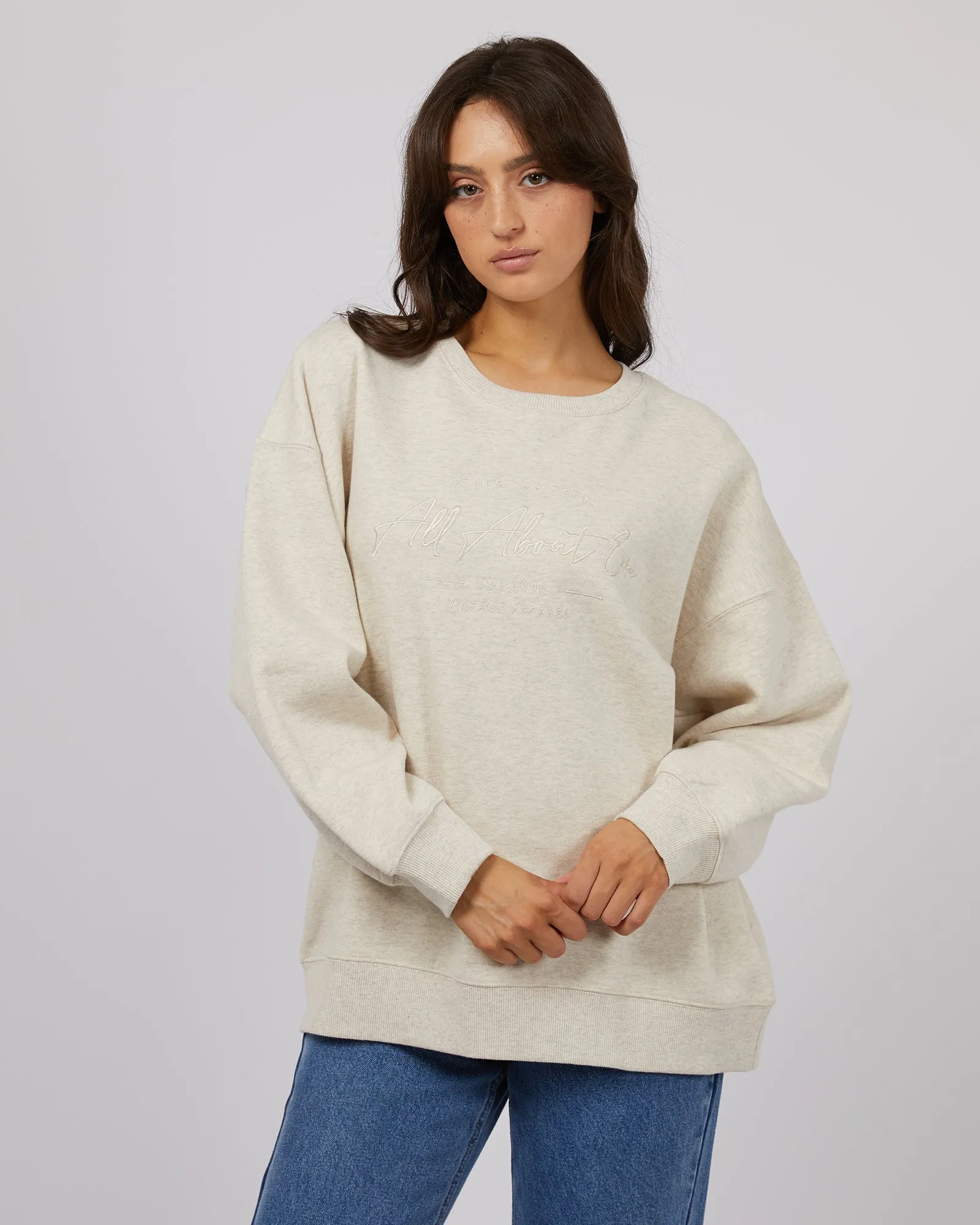 Classic Crew Oatmeal sold by edge clothing