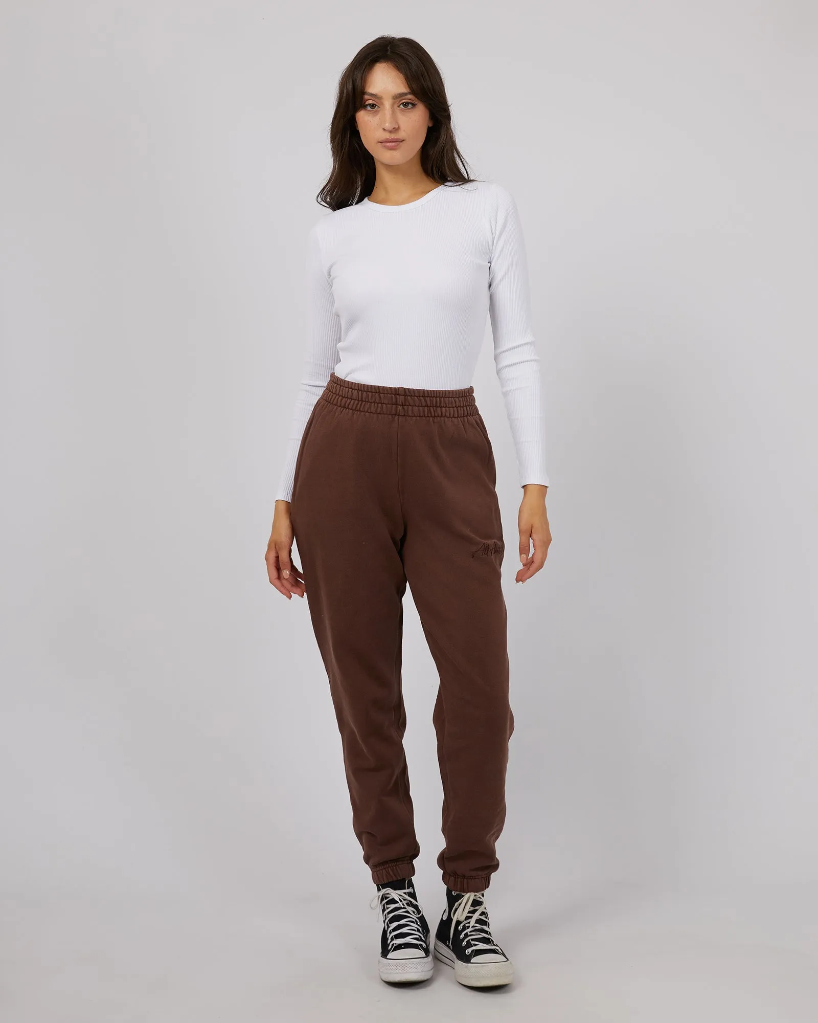 Classic Trackpant Brown sold by edge clothing product image thumbnail 2
