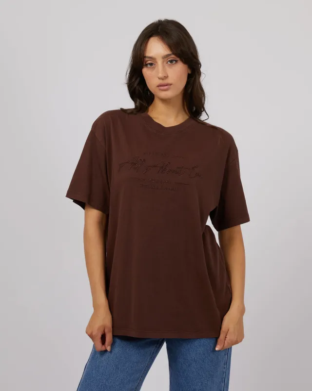 Classic Tee Brown sold by edge clothing