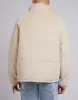 Cord Puffer Jacket Tan sold by edge clothing