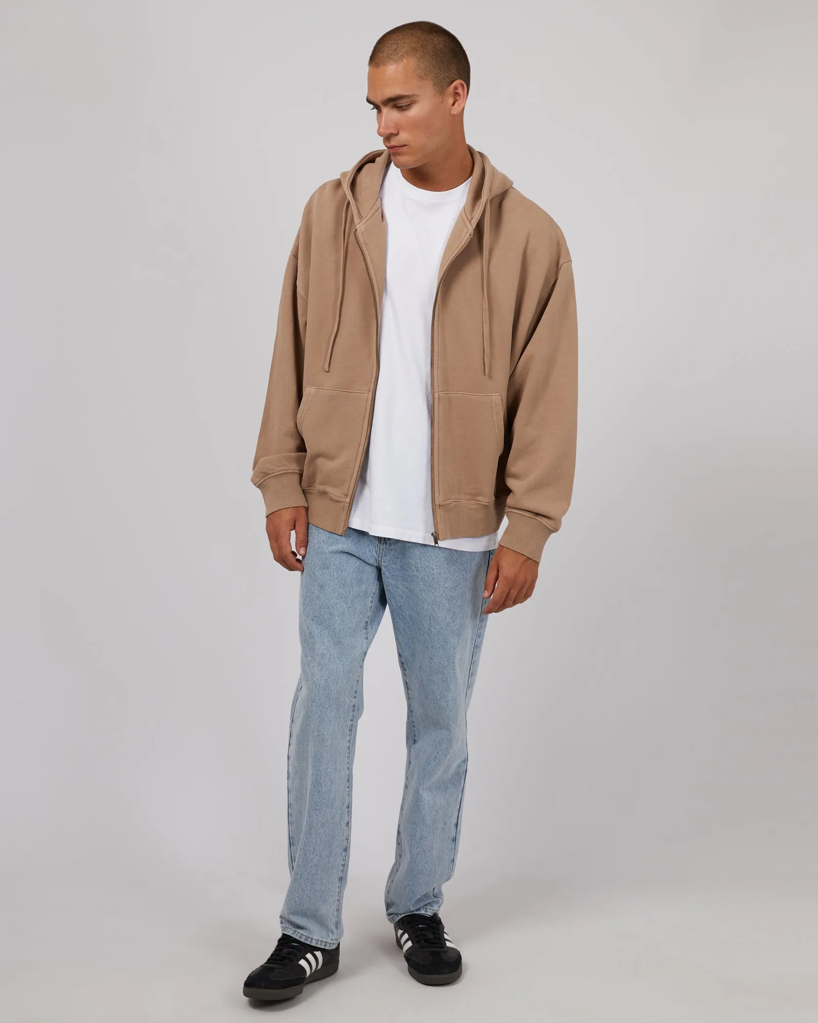 Zip Hoodie Brown sold by edge clothing product image thumbnail 2