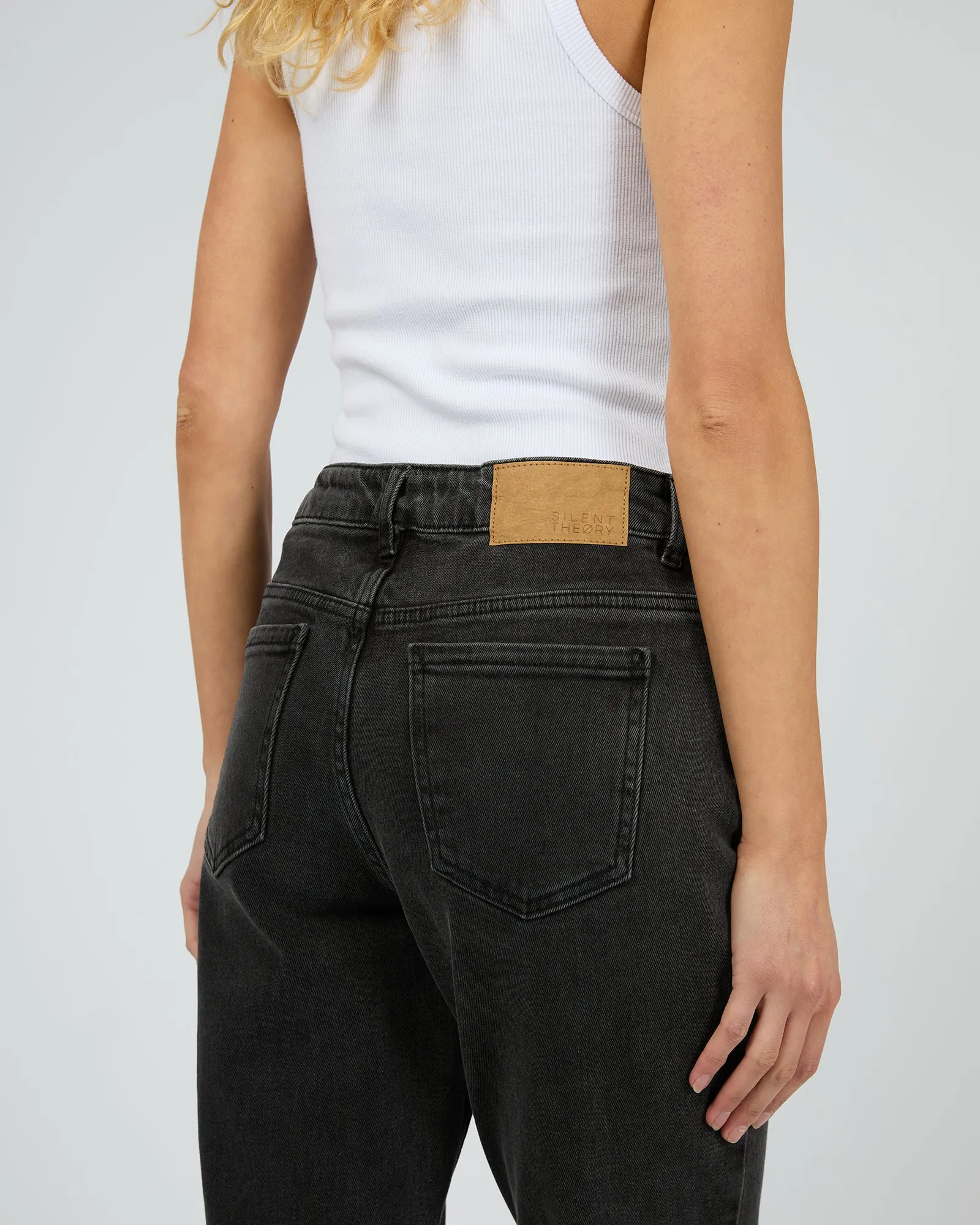Monica Mom Jean Washed Black sold by edge clothing product image thumbnail 5