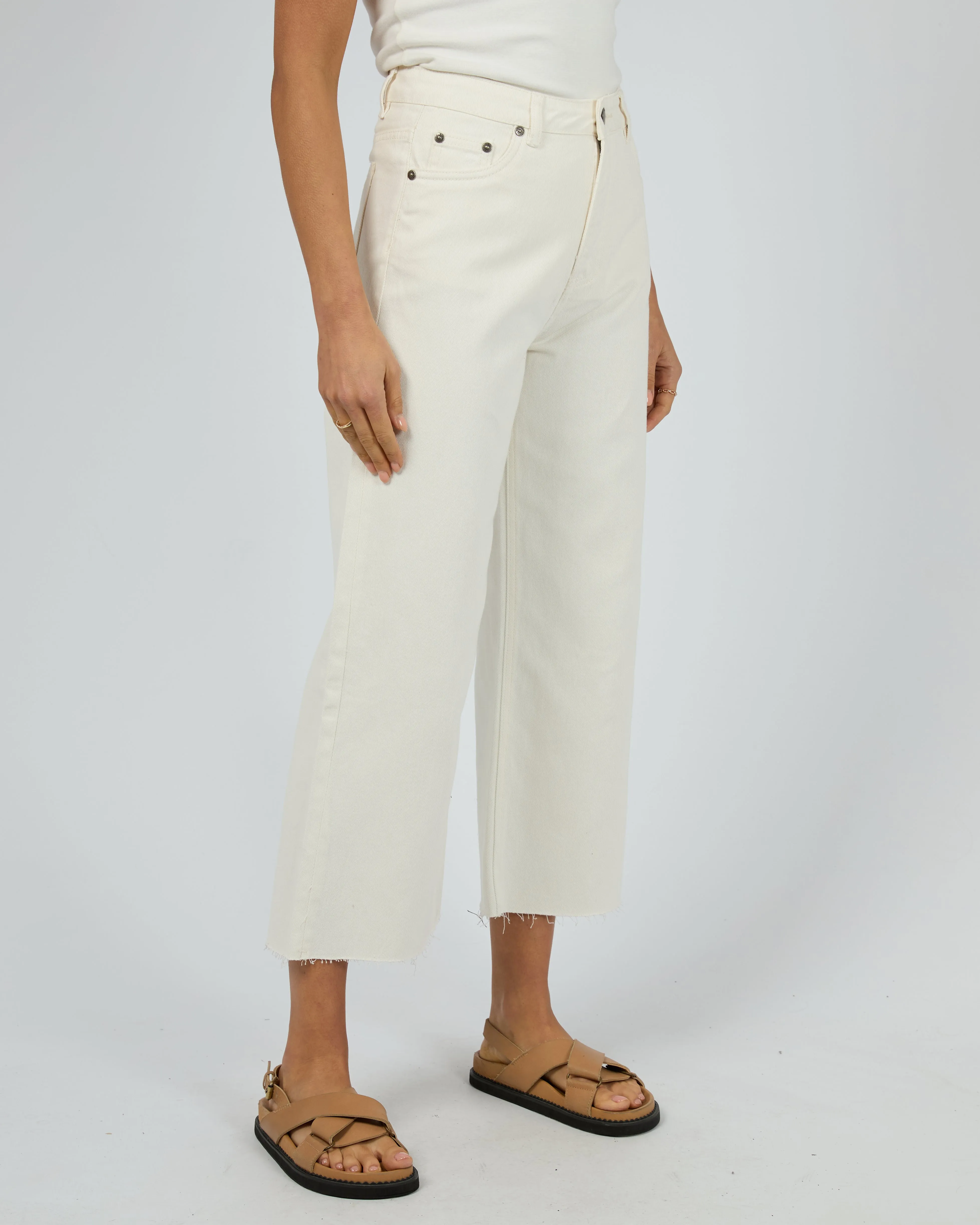 Charlie High Rise Wide Leg Jean Vintage White sold by edge clothing product image thumbnail 4
