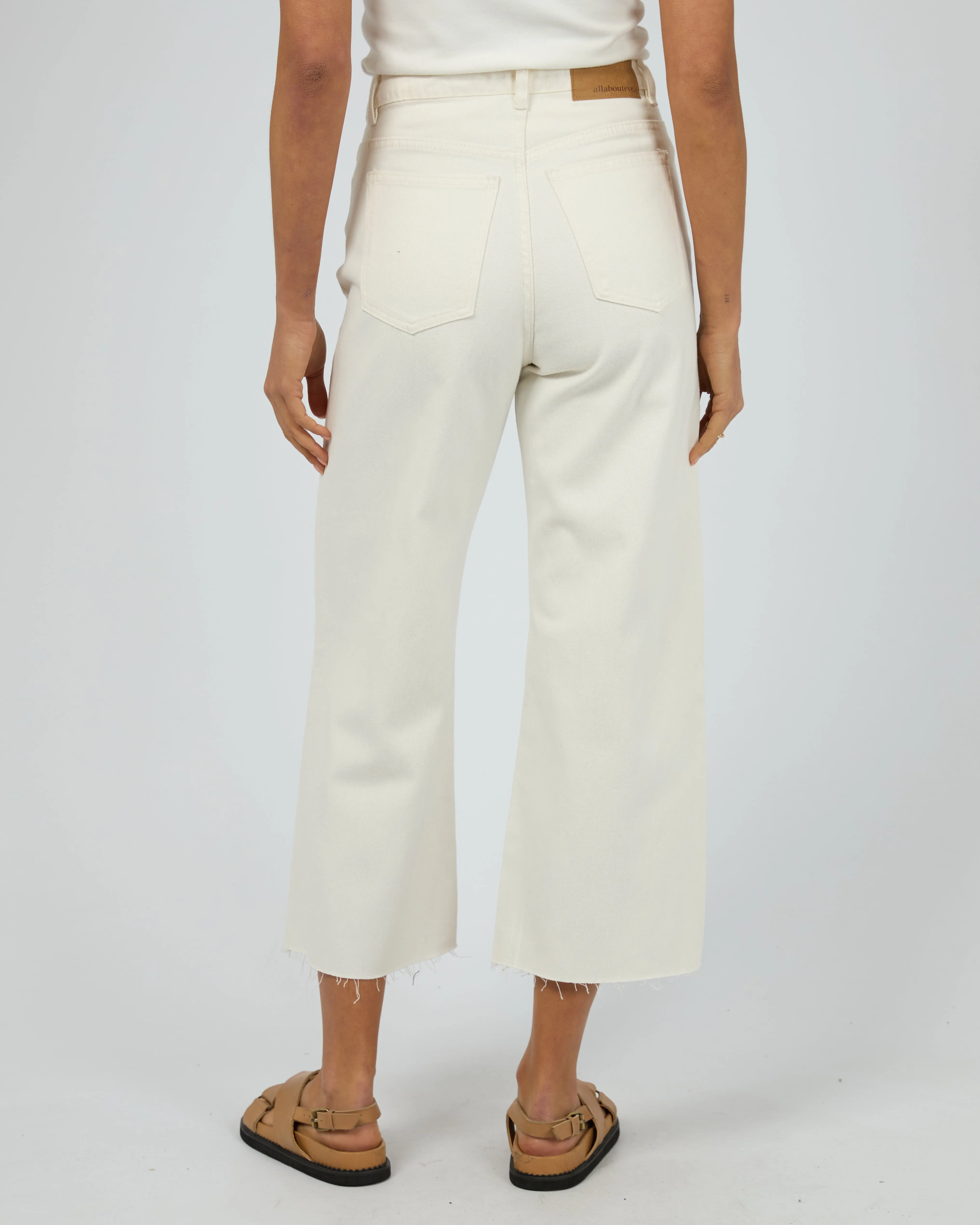 Charlie High Rise Wide Leg Jean Vintage White sold by edge clothing product image thumbnail 3