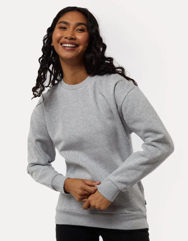 Standard Crew Grey Marle sold by edge clothing