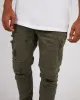 Soho Jean Trashed Khaki sold by edge clothing