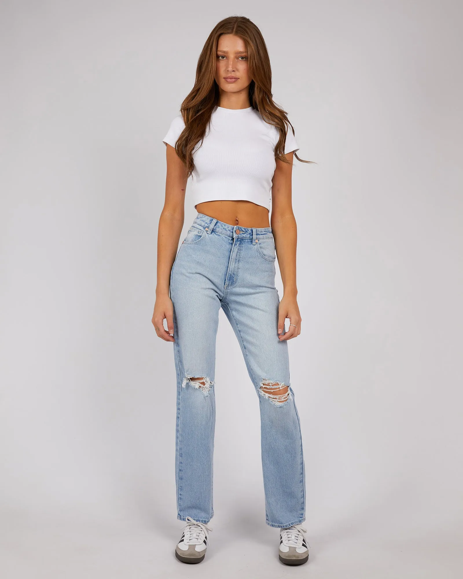 A 94 High Straight Gina Jean Rip Blue sold by edge clothing product image thumbnail 2