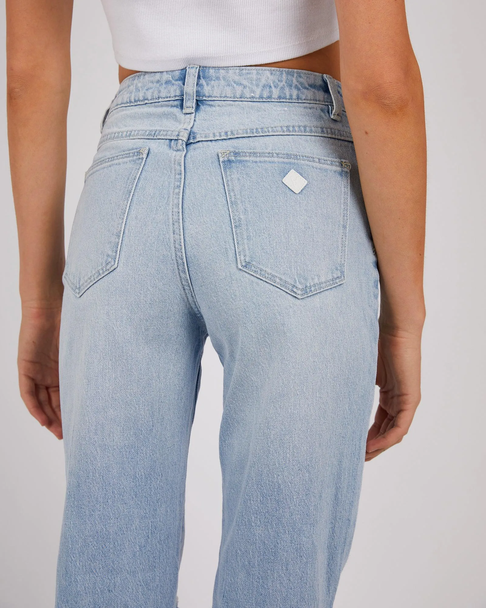 A 94 High Straight Gina Jean Rip Blue sold by edge clothing product image thumbnail 5