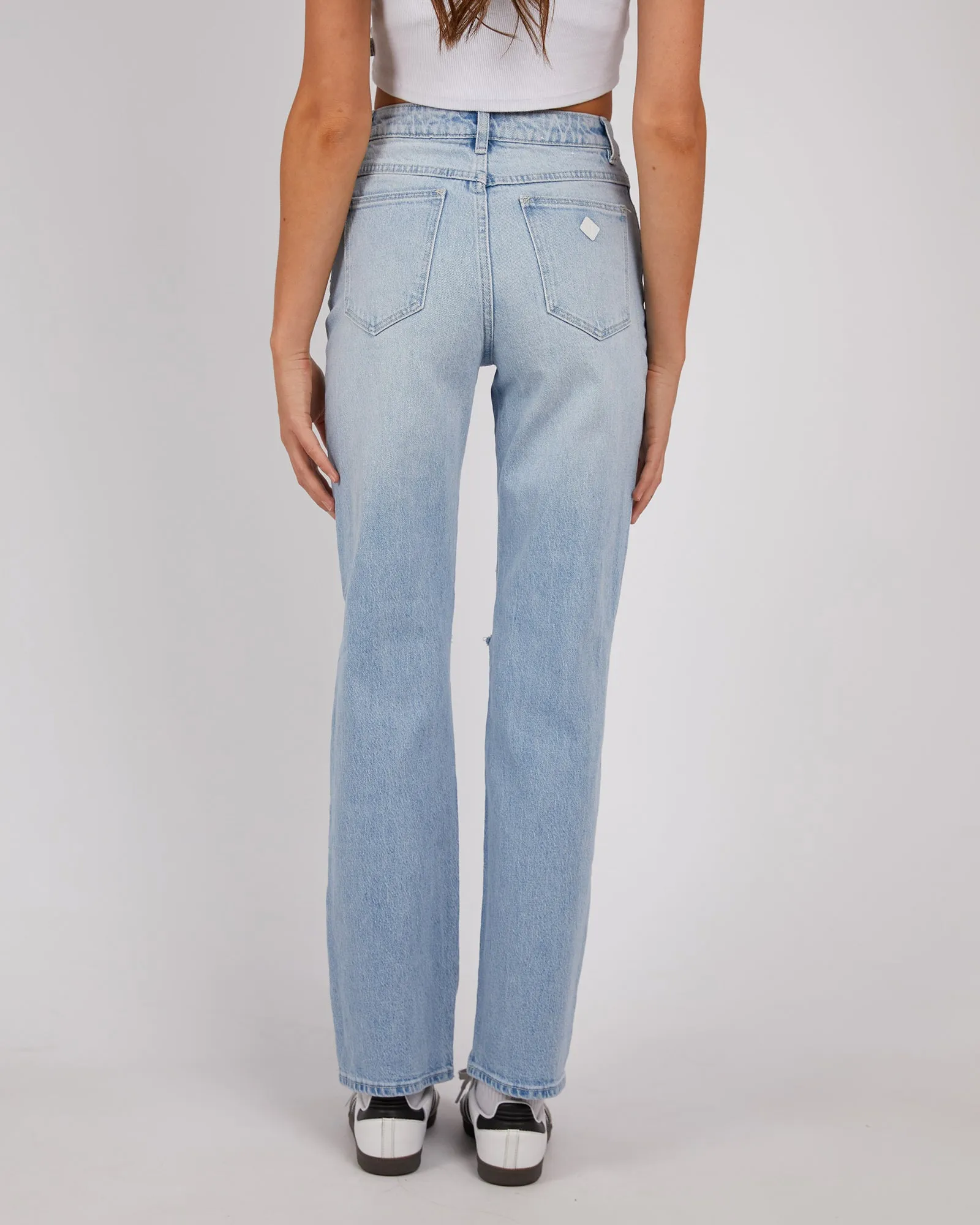 A 94 High Straight Gina Jean Rip Blue sold by edge clothing product image thumbnail 3