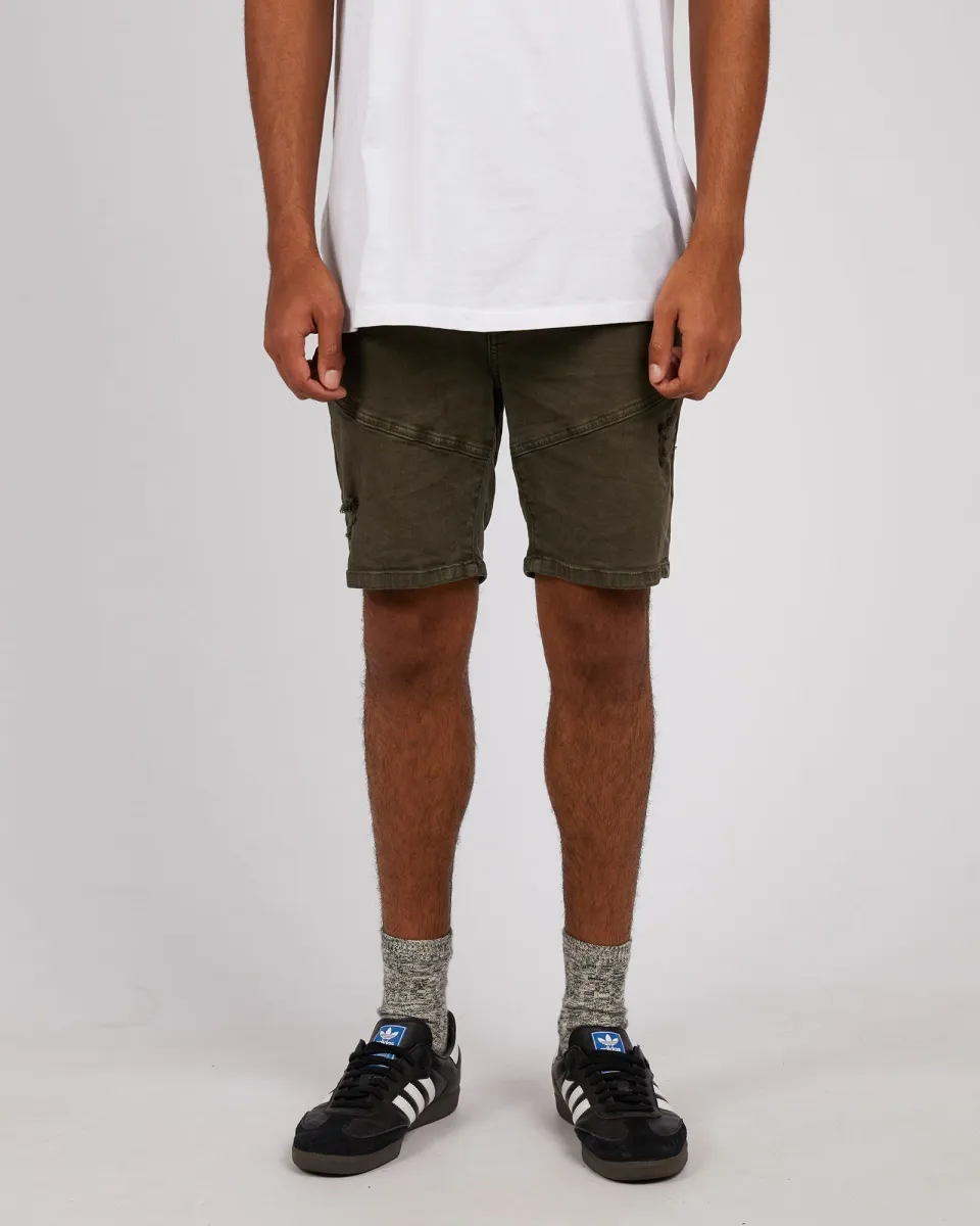 Soho Denim Short Trashed Khaki sold by edge clothing