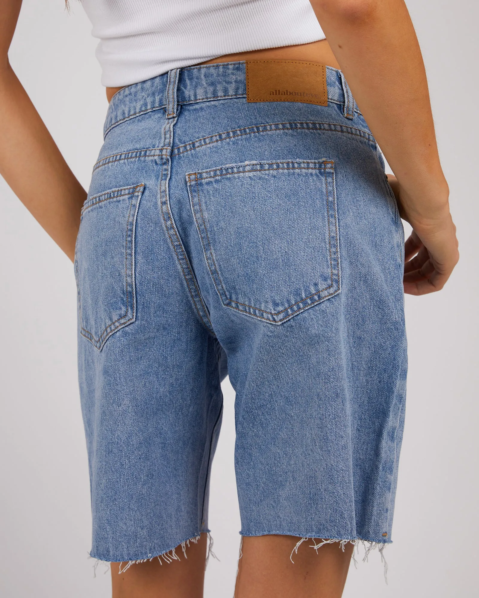 Lexie Denim Jort Light Blue sold by edge clothing product image thumbnail 5